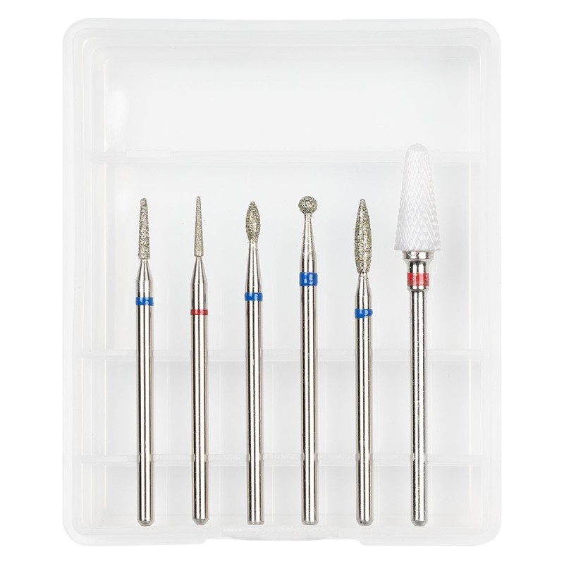 Set 2 x 6 Capete Freza Unghii Luxorise 09