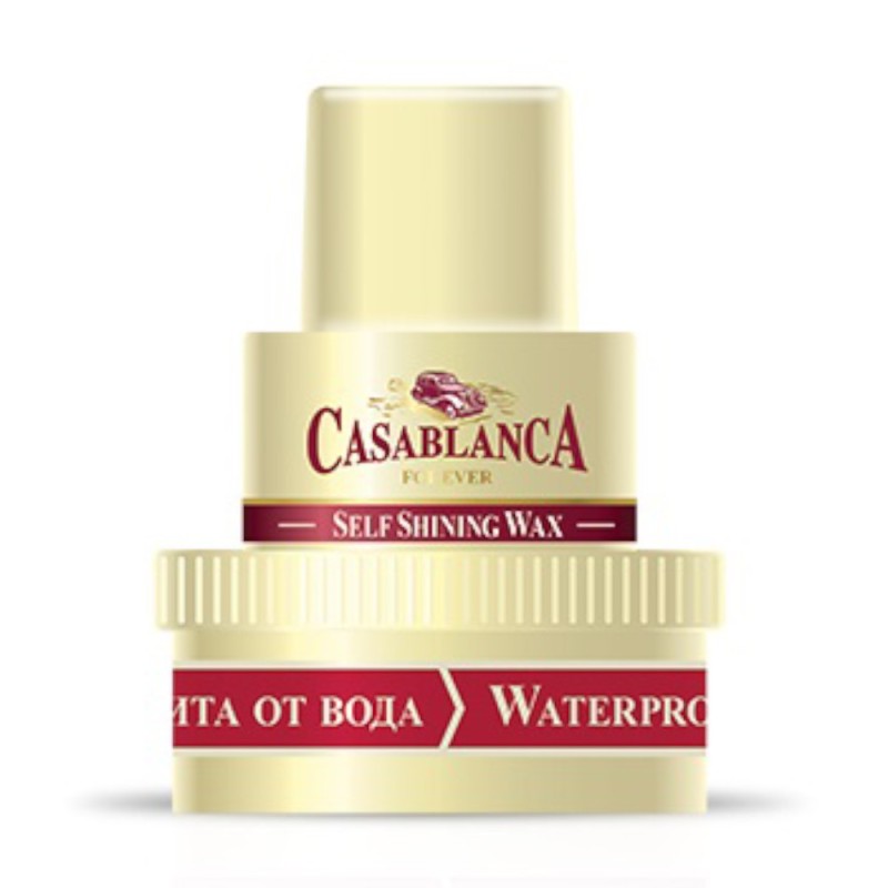 Set 2 x 6 Creme pentru Pantofi cu Ceara, Neutru, Casablanca Self Shine