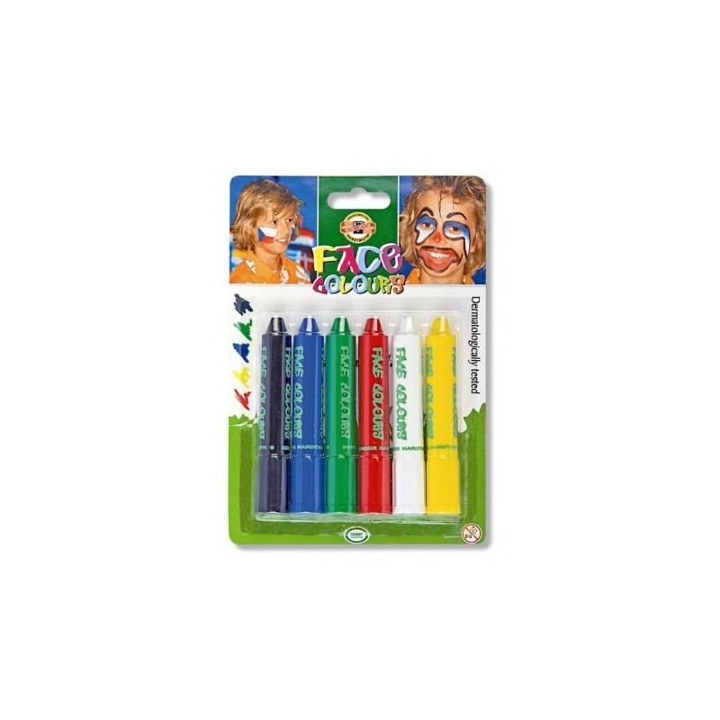 Set 2 x 6 Culori pentru Pictat pe Fata