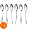 Set 2 x 6 Linguri din Inox, Grunberg Gr182