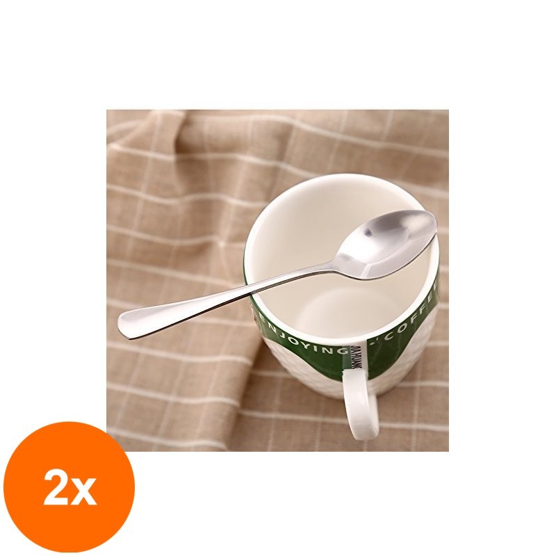 Set 2 x 6 Lingurite din Inox , Grunberg Gr184