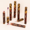 Set 2 x 6 Rujuri Lichide Mate Qibest Leopard Print Non-Stick Colorlip Gloss, 02