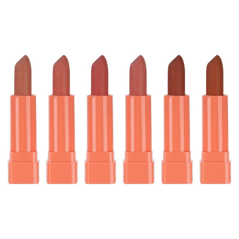 Set 2 x 6 Rujuri Mate Ranee Matte Lipstick, 01