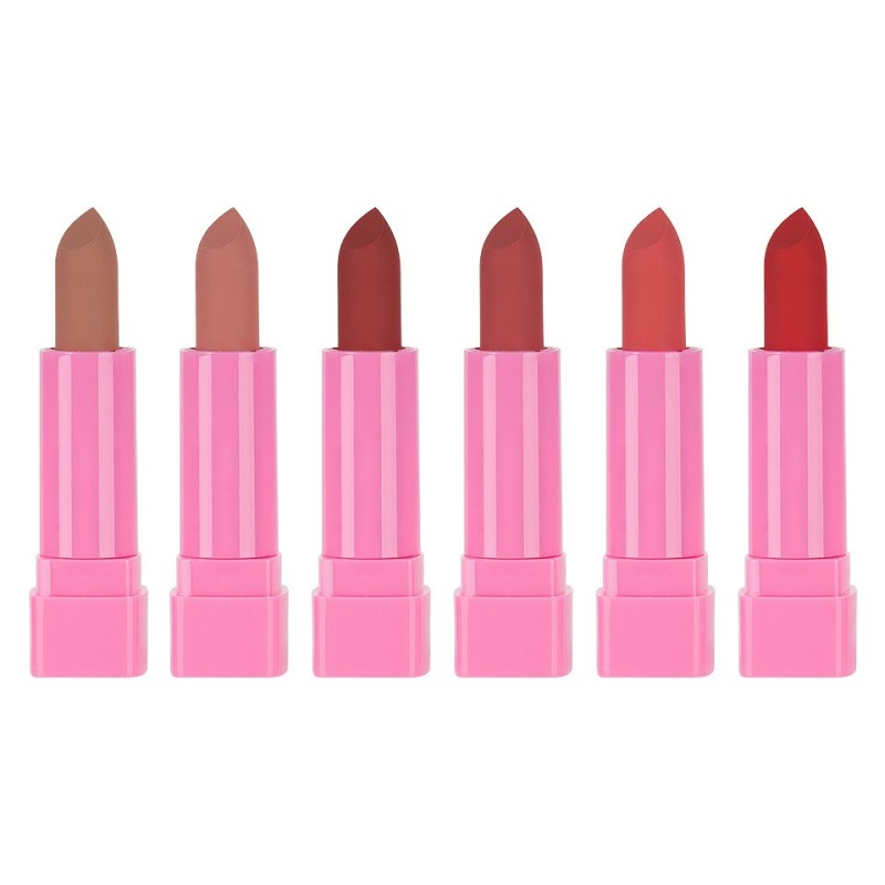 Set 2 x 6 Rujuri Mate Ranee Matte Lipstick, 03
