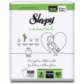 Set 2 x 60 Scutece Chilotel Bebelusi Sleepy Natural Double, Marimea 4 Maxi, 7-14 kg