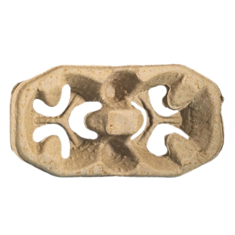 Set 2 x 60 Suporti Tip Cofrag pentru 2 Pahare, din Carton