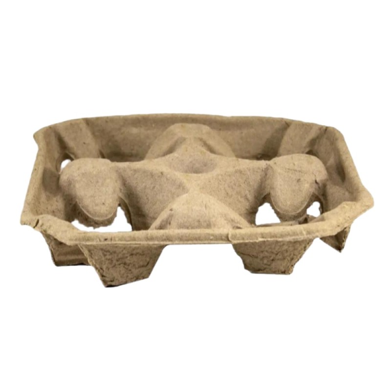 Set 2 x 65 Suporti Tip Cofrag pentru 4 Pahare, din Carton