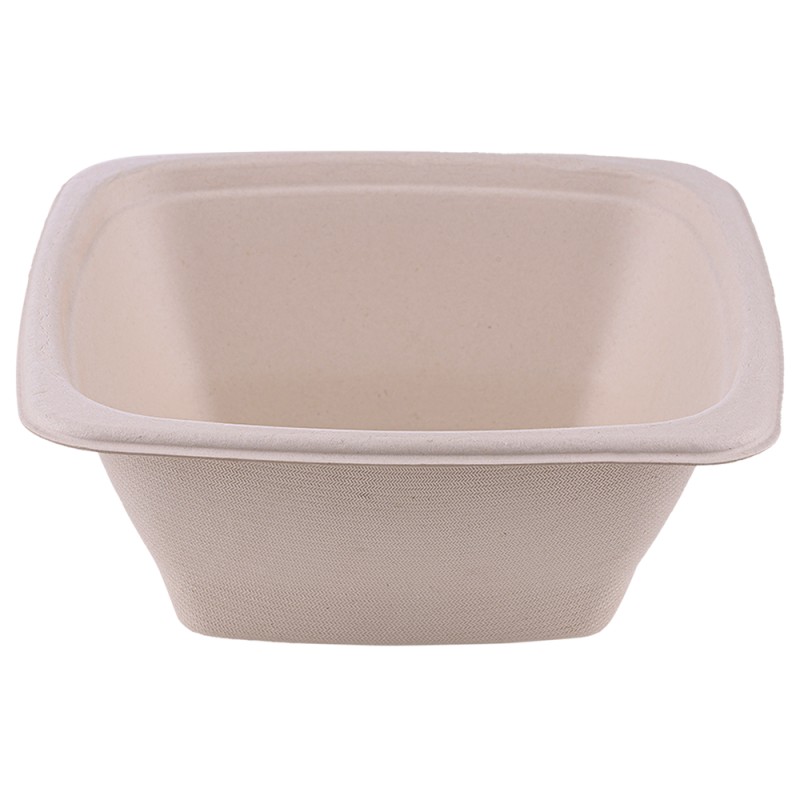 Set 2 x 75 Caserole Trestie de Zahar Patrate Natur 18 x 18 cm 1000 ml