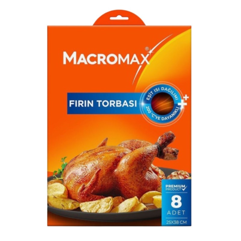 Set 2 x 8 Pungi pentru Copt Macromax
