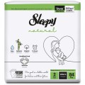 Set 2 x 84 Scutece Bebelusi Sleepy Natural Double, Marimea 2 Mini, 3-6 kg