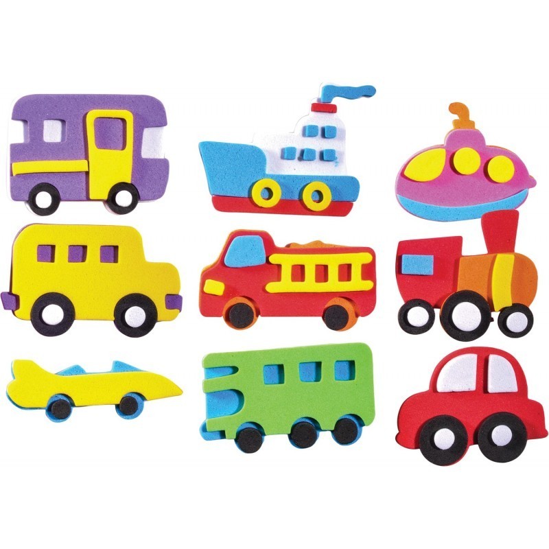 Set 2 x 9 Spuma Autoadeziva, Masini si Nave, Statovac