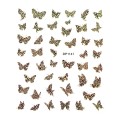 Set 2 x Abtibild Unghii SensoPRO Milano Butterfly Print, Model Dp1141