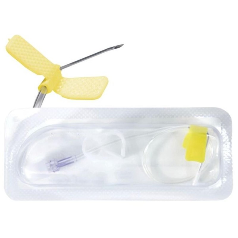 Set 2 x Ac Huber cu Aripioare, 19G, 20 mm, Steril, Non-Coring, pentru Port-a-Cath, 1 Bucata