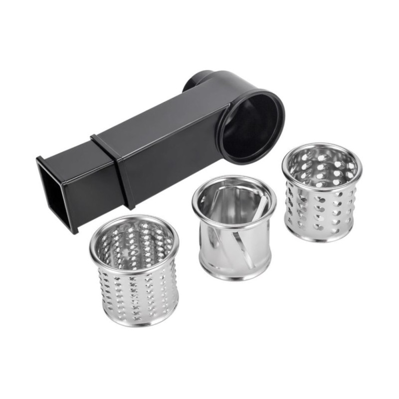 Set 2 x Accesoriu Razatoare pentru Mixer Daewoo DHM3000C/R, Negru, Inox