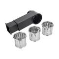 Set 2 x Accesoriu Razatoare pentru Mixer Daewoo DHM3000C/R, Negru, Inox