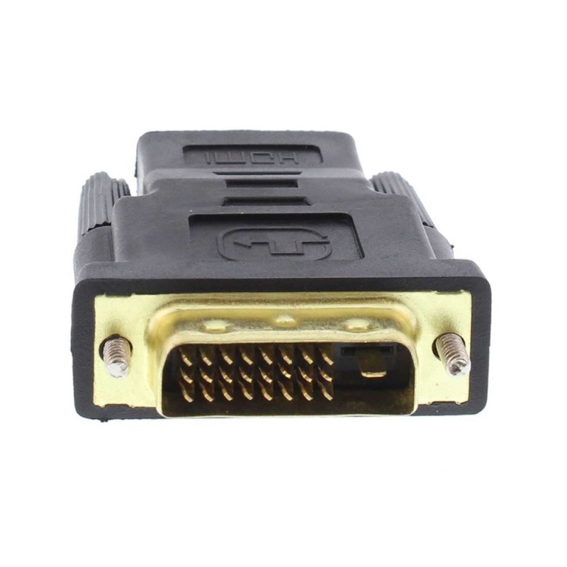 Set 2 x Adaptor HDMI 19 Pini Mama - DVI-D 24+1 Pini Tata, Aurit, Well