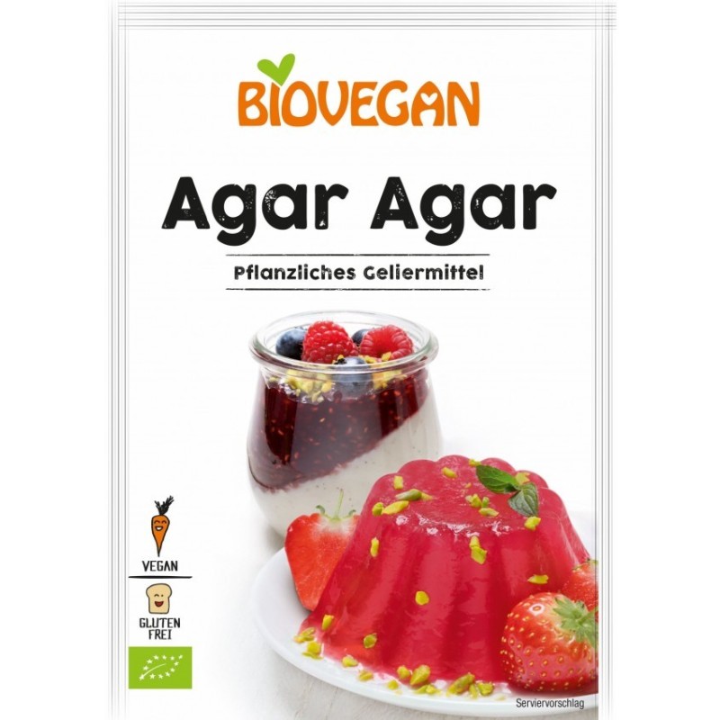 Set 2 x Agar Agar BIO, 30 g, Biovegan