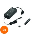 Set 2 x Alimentator Universal in Comutatie, 3000mA, 6 Mufe DC, 1 m, Well