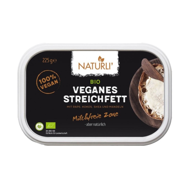 Set 2 x Alternativa de Unt Crema Tartinabila Bio si Vegana, Naturli, 225 g