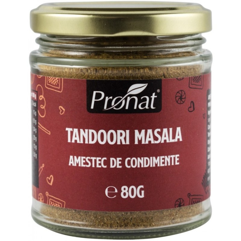 Set 2 x Amestec de Condimente, Tandoori Masala, 80 g, Pronat