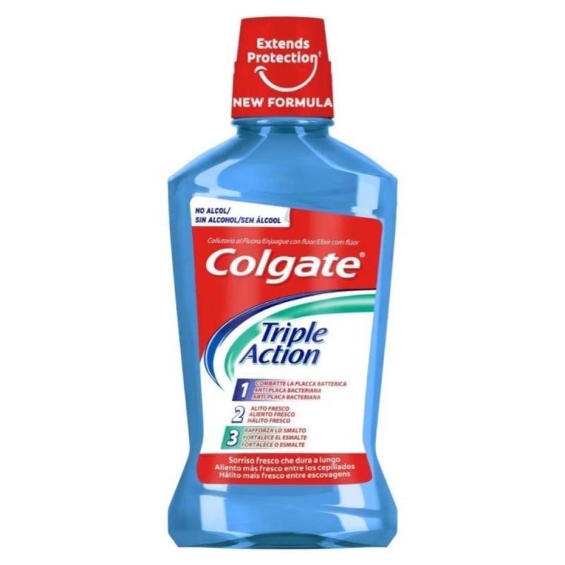 Set 2 x Apa de Gura Colgate Plax Clean Mint, 500 ml
