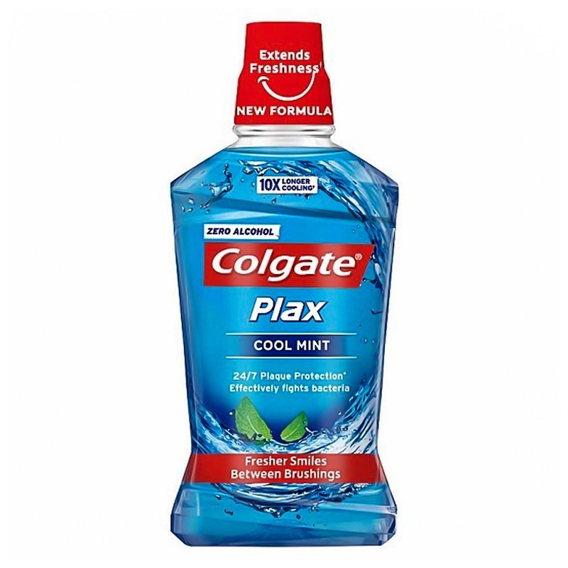 Set 2 x Apa de Gura Colgate Plax Cool Mint, 500 ml
