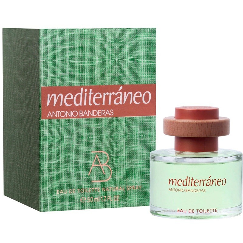 Set 2 x Apa de Toaleta Antonio Banderas Mediteraneo, Barbati, 50 ml