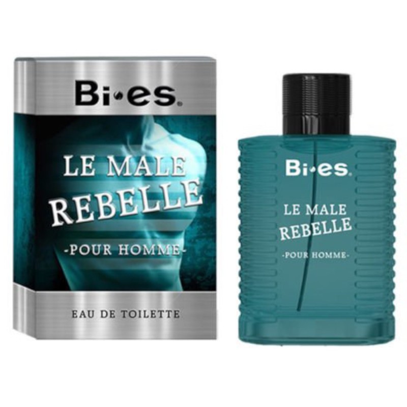 Set 2 x Apa de Toaleta Bi-es Le Male Rebelle, pentru Barbati, 100 ml