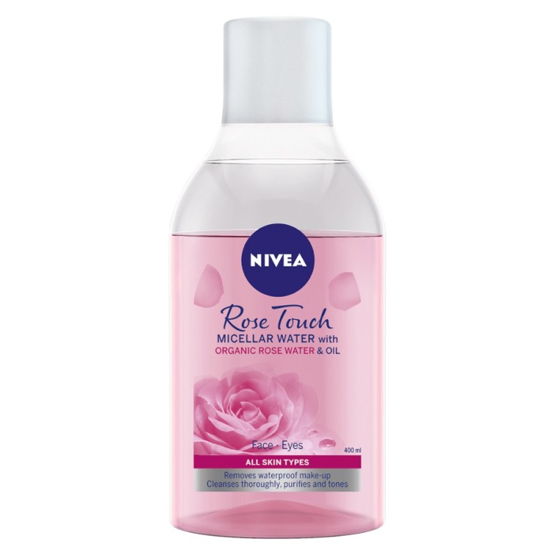 Set 2 x Apa Micelara Bifazic Rose Water Nivea Visage Cleansing 400 ml