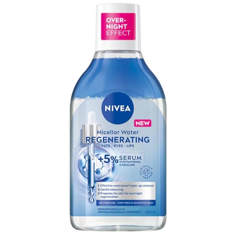 Set 2 x Apa Micelara Nivea, Infuzata cu Serum pentru Regenerarea Pielii, 400 ml