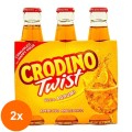 Set 2 x Aperitiv Crodino, Fara Alcool, 3 x 175 ml