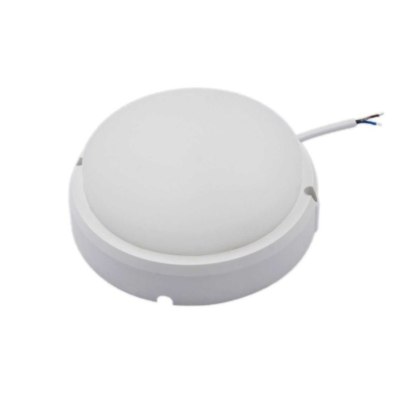 Set 2 x Aplica Exterior LED Rotund, Diametru 16 cm, 12W, 900 lm, 6000K, Well