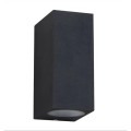 Set 2 x Aplica Perete Exterior Austin-2, 2 x GU10, IP54, Negru, Aluminiu, Well