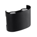 Set 2 x Aplica Perete Exterior Led, 4W, 330 lm, IP65, 98 x 75 x 40 mm, Negru, Modee