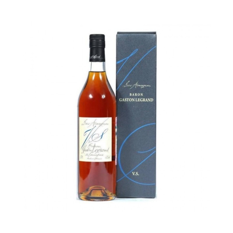 Set 2 x Armagnac, Bas Armagnac Baron Gaston Legrand, Lheraud, VS, 40% Alcool, 0.7 l