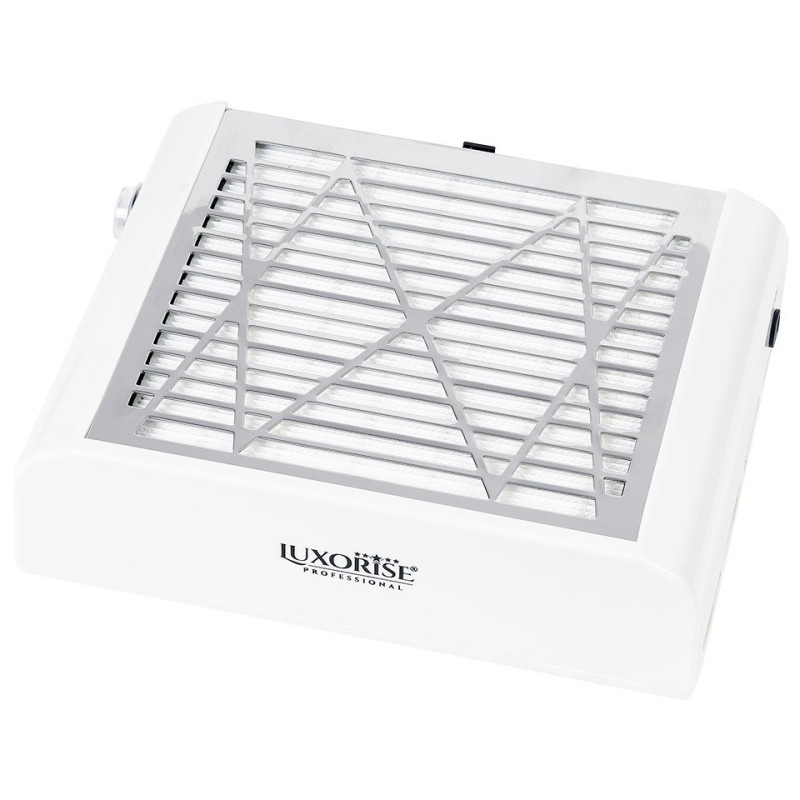 Set 2 x Aspirator Praf Unghii Cu Filtru Smartpro Active 40W , Luxorise, Alb