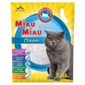 Set 2 x Asternut Silicatic Miau Miau, pentru Pisici, 7.6 l