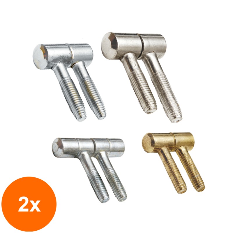 Set 2 x Balamale Cilindrice 13x35 Otel Alamit