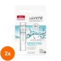 Set 2 x Balsam de Buze Sensitive Bio cu Ulei de Jojoba si Ulei de Migdale, 4.5 g, LaVera