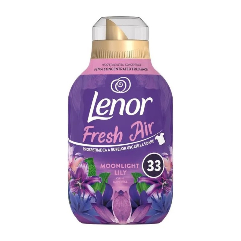 Set 2 x Balsam de Rufe Lenor Fresh Air Moonlight Lily, 33 Spalari, 462 ml