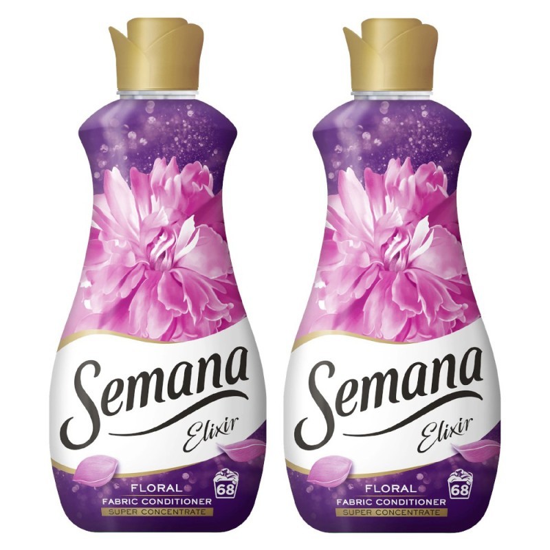 Set 2 x Balsam de rufe Superconcentrat Semana Elixir Floral, 68 Spalari, 1.7 l