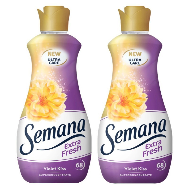 Set 2 x Balsam de Rufe Superconcentrat Semana Extra Fresh Violet Kiss, 68 Spalari, 1.7 l