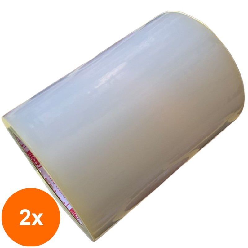 Set 2 x Banda Adeziva Reparat Folie Solar, Polietilena, 7 cm x 20 m