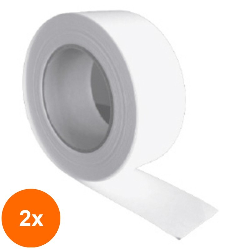 Set 2 x Banda Hartie Ramforsata Kurt pentru Armat Rosturi la Gips Carton, 50 mm x 25 m Rola, Knauf