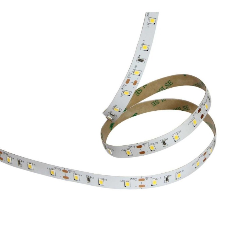 Set 2 x Banda LED SMD2835 cu Lumina Rece 6000 K Well, 1 2V 60 LED/m, IP54, 5 m