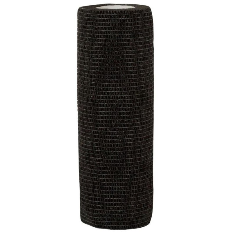 Set 2 x Bandaj Coeziv Autoadeziv, 15 cm x 4.5 m, Negru, Prima, 1 Rola