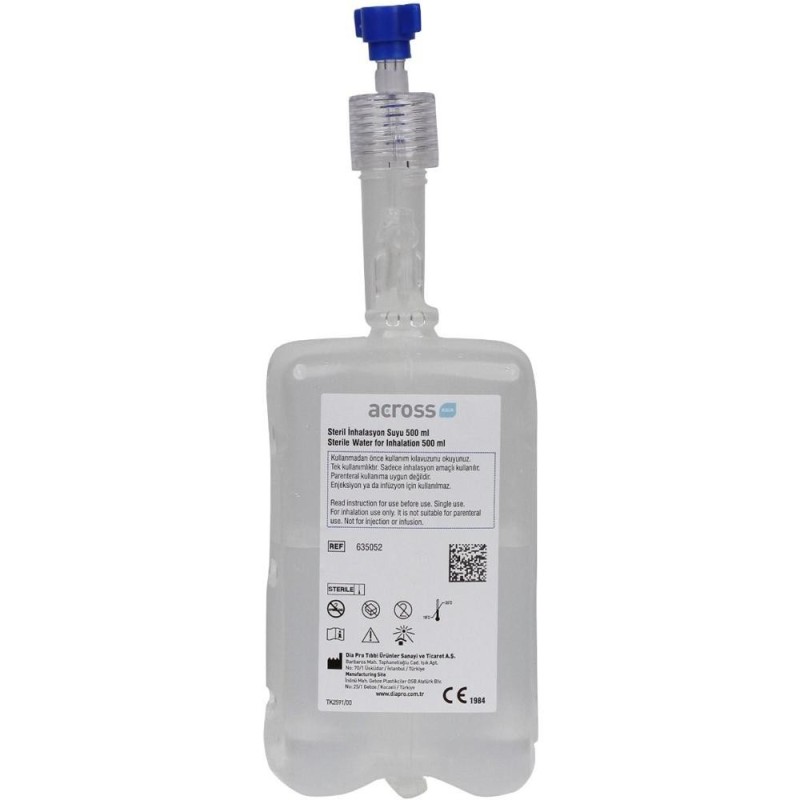 Set 2 x Barbotor Oxigen cu Apa Sterila 500 ml