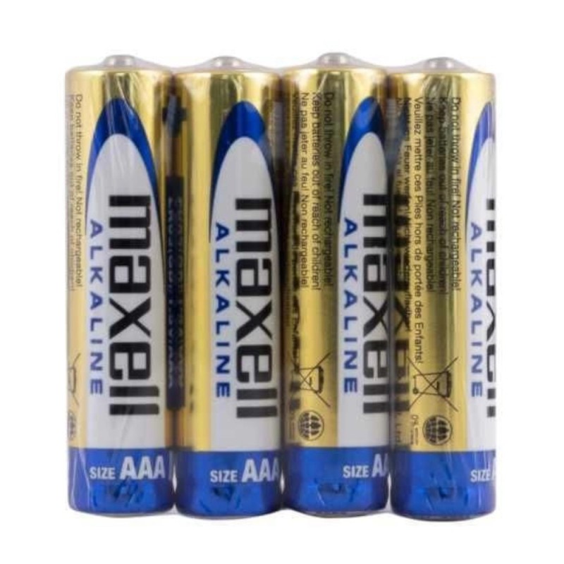 Set 2 x Baterie Alcalina R3 (AAA) Infoliat Maxell