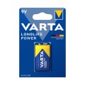 Set 2 x Baterie Alcalina Varta Longlife Power, 9 V