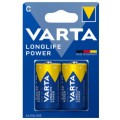 Set 2 x Baterie Varta Longlife C / Lr14, 1.5V, Alcalina, 2 Bucati